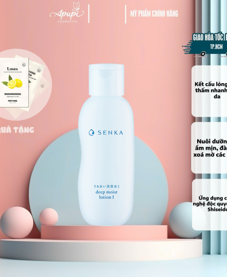 Nước Cân Bằng Senka Dưỡng Ẩm Chuyên Sâu 200ml Deep Moist Lotion I