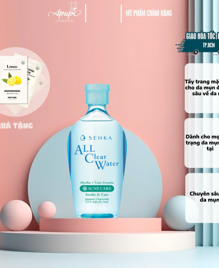 Nước Tẩy Trang Senka Ngăn Ngừa Mụn 230ml